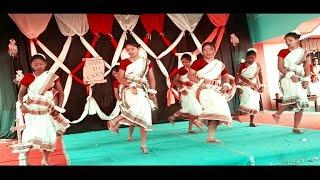 DHOL MANDAR BAJE RE | NAGPURI SONG | STAGE DANCE PERFORMANCE BY SCHOOL GIRLS