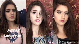 Jannat Mirza Part 1 || most beautiful and talented girl latest musically videos