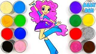 Equestria Girls Sand Painting|video for kids|sand art