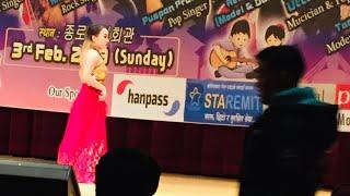 nepali preety girl(rekha rai) dance in south korea