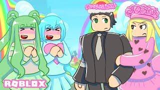 My Boyfriend WON The RAINBOW HALO And Now ALL The Girls LIKE HIM! | Roblox Royale High Roleplay