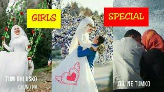Muslim couple whatsapp status | Girls whatsapp Love Full screen status | Love4 u&me