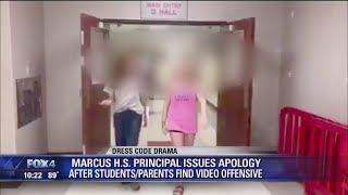 School apologizes for dress code video showing "your average Texas-girl, skinny, blond"