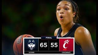 UConn Women's Basketball Highlights v. Cincinnati 02/02/2019