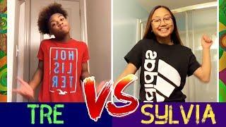 TRE vs SYLVIA Dance Battle ???? Boys VS Girls Instagram Stars Compilation
