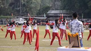 26th jun republic day Shankardev shishu niketan, Rangia school's girls dance program
