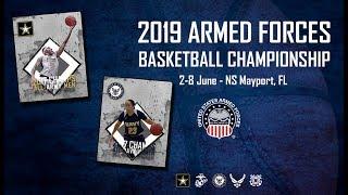 2019 Armed Forces Women's Basketball - Army vs USAF