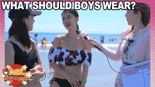 What's sexy on boys? Japanese girls tell us what looks hot on men in Japan: Swimwear VS Yukata.