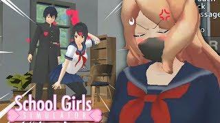 WE DANCE FOR BAD BOY SENPAI + NEW BAD GIRL |  School Girls Simulator (Yandere Simulator App)
