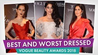 Janhvi Kapoor, Kangana Ranaut, Katrina Kaif : Best and worst dressed at The Vogue Beauty Awards 2018