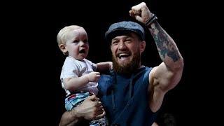 Conor McGregor shrugs off woman's paternity claims with show of fatherly love