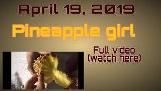 Pineapple girl viral video | watch full video | scandal in twitter and facebook