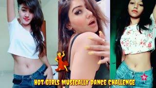 Hot Girls Musically Dance Challenge || tik tok musically hot girls dance compitition