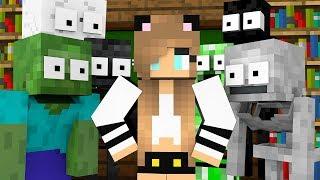 Monster School : GIRL LOVE CHALLENGE - Girls vs Boys Funny Minecraft Animation