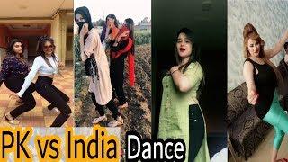 Pakistani vs Indian girls dance competition - musically - tiktok