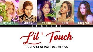 Girls' Generation-Oh!GG - (Lil' Touch) Lyrics Color Coded [HAN/ROM/ENG]