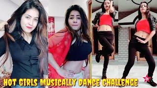 Hot Girls Musically Dance Challenge || tik tok musically hot girls dance compitition