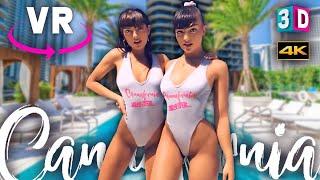 SEXY BIKINI TWINS IN VR 3D! - CANNAFORNIA CBD - VIRTUAL REALITY GIRLS VIDEO FOR OCULUS GO 180/360 4K