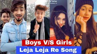 Boys VS Girls on Leja Leja Re Song Musically | Jannat, Manjul, Avneet, Mr. Faizu, Mrunal, Hasnain