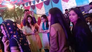 Meena girls dance in Devta pink city