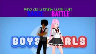 Boys vs Girls Dance Battle MMD + Models