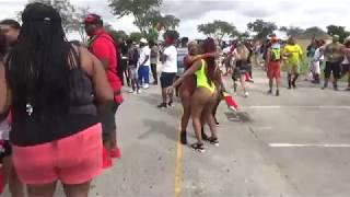 MIAMI WEST INDIAN CARNIVAL 2018 - GUYANA GRENADA CARIBBEAN WEST INDIAN GIRLS PARTY DANCE AT CARNIVAL