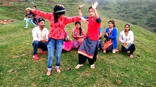 Beautiful Pahari Dance | Himachali Nati | By Jaunsari Girl's at Muela Top, Chakrata (UK) |