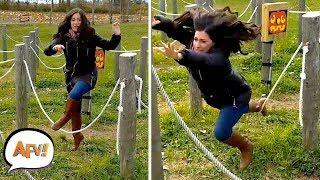 Girl DEFEATED by ROPE | Epic Fails | AFV 2019