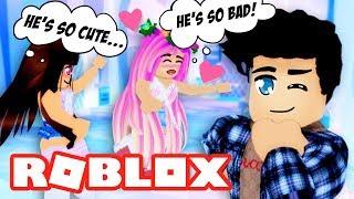 The New Boy at School is a Bad Boy... (Roblox Story)