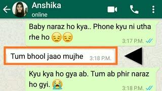 Cute Girl Whatsapp Love Story || Hindi Love Chat Video || Girlfriend Boyfriend Chatting Videos