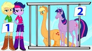 MLP Equestria Girls Species Swap Collection Animation - My Little Pony Video Episode For Kids HD NEW