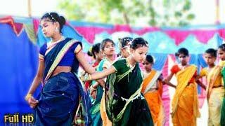 Aadiwasi Toor Pamru Girls dance, at Zai Aashram school, Ak Aadivasi Village.