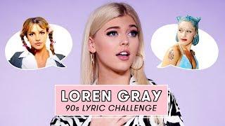 Loren Gray Sings Britney Spears, Spice Girls, and More 90s Songs | Lyric Challenge