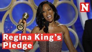 Regina King Vows To Produce Films With 50 Percent Women After First Golden Globe Win