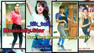 Musically-Star Dance Challenge tik tok musically hot girls dance By people show studio