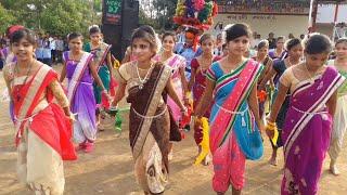 Aadivasi Girls Dance || Sarvajanik High School Ukhalda 2019 Part-1