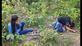 New Short film education / Hun Mono Short Movie / Two Poor girls find wood in the forest