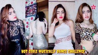 Hot Girls Musically Dance Challenge || tik tok musically hot girls dance compitition
