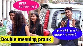 Double Meaning Video Call Prank(On Cute Girls)||Prank In India||Bharti Prank
