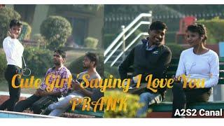Cute Girl Saying 'I Love You' | Kya Aap Mere Boyfriend Banoge Prank | Prank | A2S2 Canal |