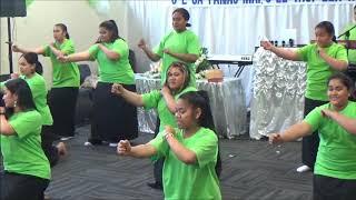 Life Healing Church Mangere White Sunday 2018 - Youth girls dance