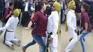 full sexy dance देख कर आपका खड़ा हो जाएगा Girls Dance at Surajkund mela live | big boobs touching