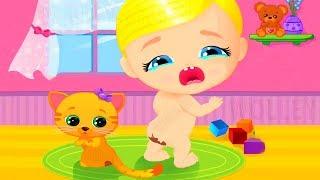 Lily & Kitty Baby Doll House Kids Games | Videos for girls????Baby & pet games ????baby childrens vi