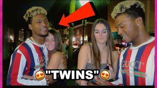 GIRLS REACTING TO TWINS | PUBLIC INTERVIEW!