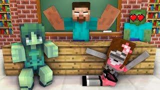 Monster School : GIRLS LOVE ACROBATICS CHALLENGE - Minecraft Animation