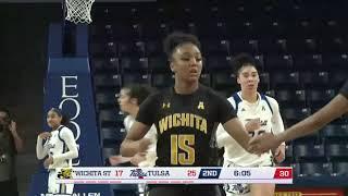 2019 ADN Women's Basketball Highlights - Tulsa 63, Wichita State 49