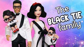 LOL Families ! The Black Tie Family & Boxy Girls | Toys and Dolls Pretend Play for Kids | SWTAD