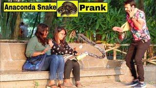 Anaconda Snake Prank on Cute Girl's - Epic Reactions| Pranks In Kolkata| By TCI