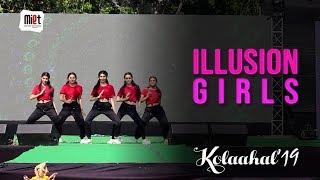 ILLUSION GIRLS|Miet Meerut College| Group Dance Performance -Kolaahal 2019|Rim4.0
