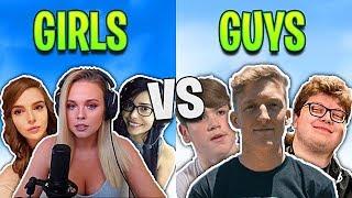 GIRLS vs GUYS - WHO IS THE BETTER PLAYER!? (Fortnite Battle Royale)